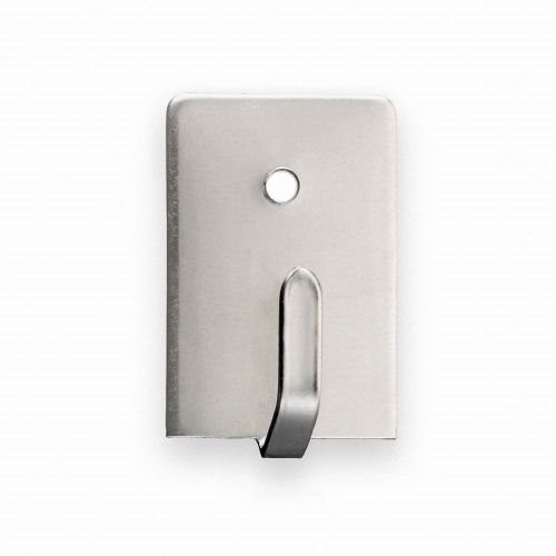 COLGADOR ADHESIVO ACERO 4 US