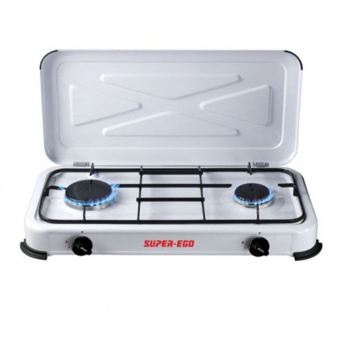 COCINA PORTATIL A GAS 2 FUEGOS